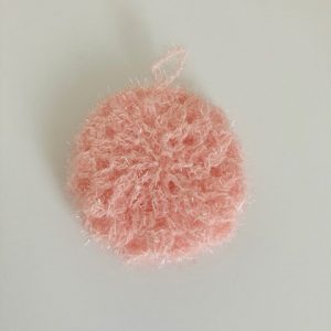 Tawashi bubble « Rose pâle »
