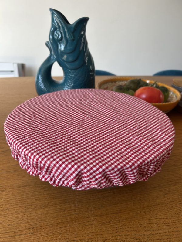 Couvre-plat  « Vichy rouge »