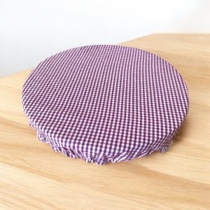 Couvre-plat "Vichy violet"