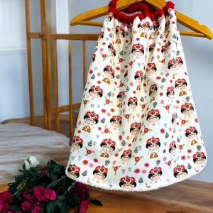 Serviette de table élastique "Poupées"