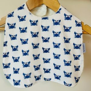Copie Bavoir bébé de 0 à 18 mois "crabes bleus"