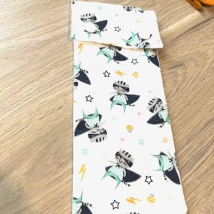 Pochette à brosse à dent étanche "chats masqués"