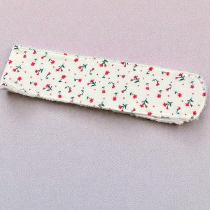 Bandeau de soin en bambou réglable « fleurs rouges »