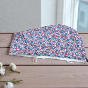 Serviette à cheveux en bambou « Liberty Camille »