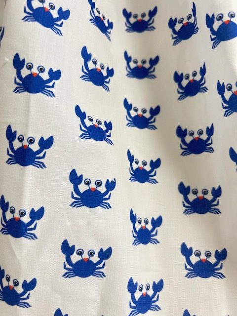 Serviette de table élastique "CRABES BLEUS" – Image 2